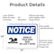 Signmission Swim At Your Own Risk We Can't Swim, 14 in W x Rectangle, Aluminum OS-2PACK-NS-A-1014-L-18516 - alternate 7